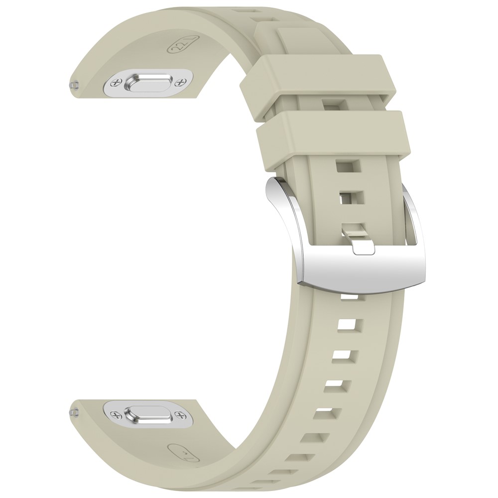  Klockarmband 22 mm Quick Release Silikon Grå