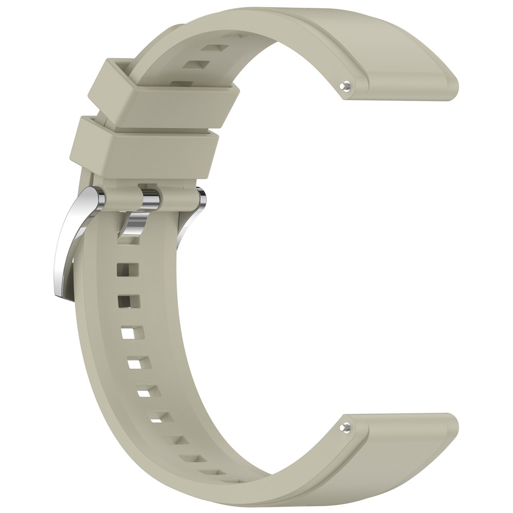  Klockarmband 22 mm Quick Release Silikon Grå