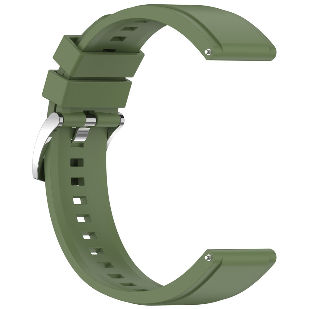  Klockarmband 22 mm Quick Release Silikon Grön
