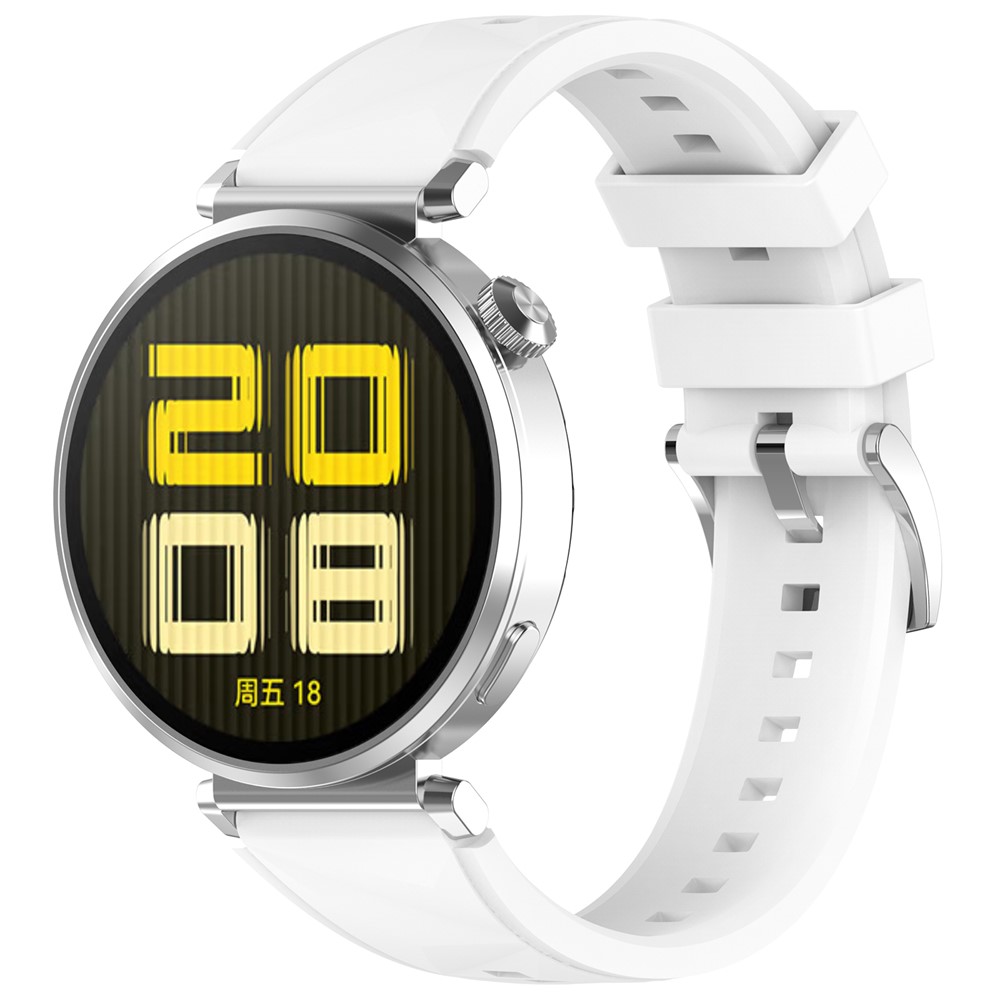  Huawei Watch GT 6/5/4 41 mm/5 Pro 42 mm Armband Silikon Vit