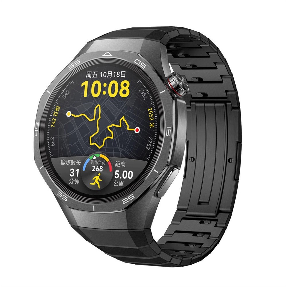  Huawei Watch GT 6 46 mm Armband Rostfritt Stål Svart