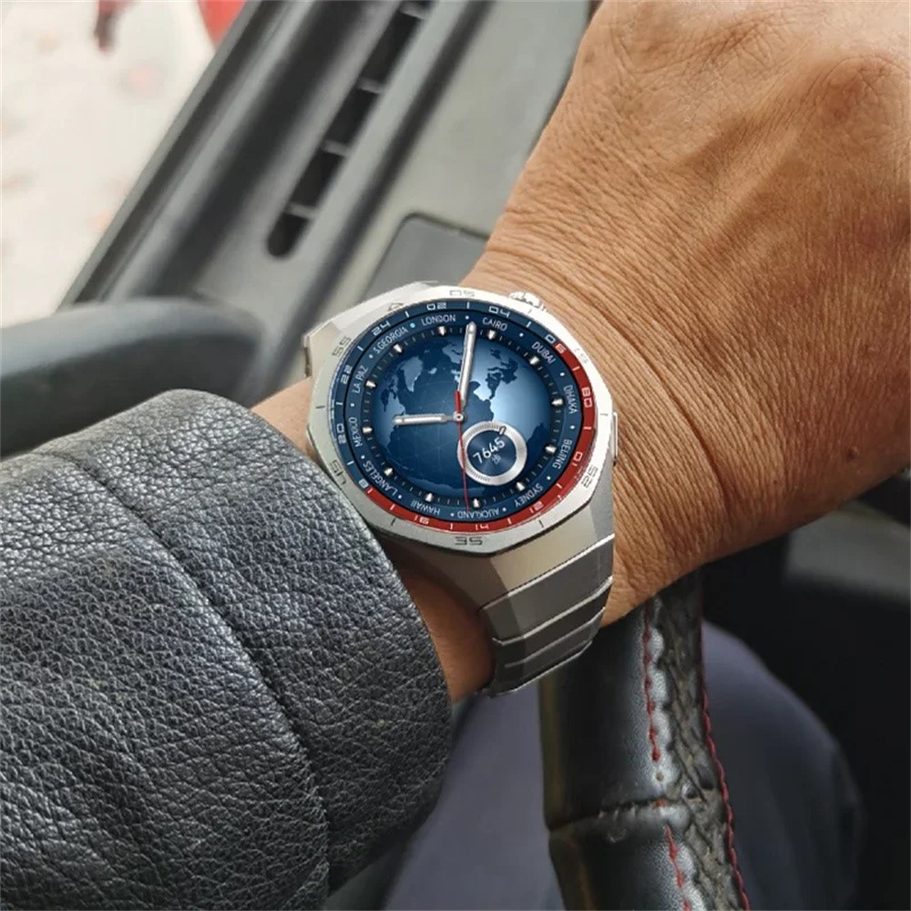  Huawei Watch GT 6 46 mm Armband Rostfritt Stål Svart