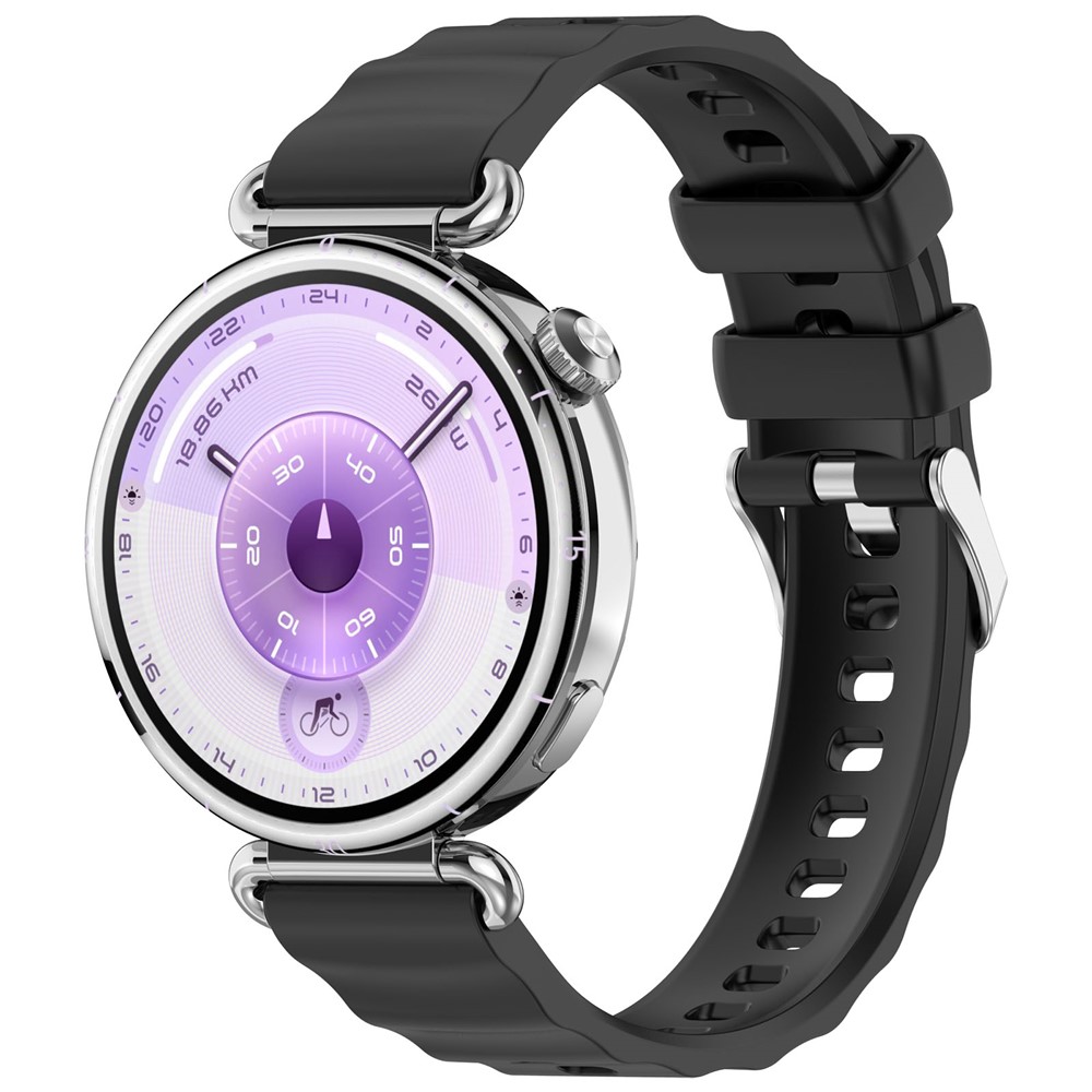  Huawei Watch GT 6 41 mm / 5 Pro 42 mm Armband Silikon Svart