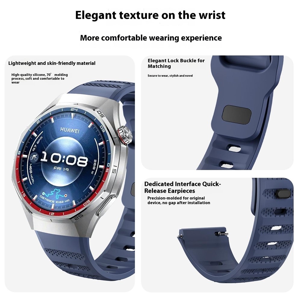  Huawei Watch GT 6 Pro 46 mm Armband AeroSilicone Grön
