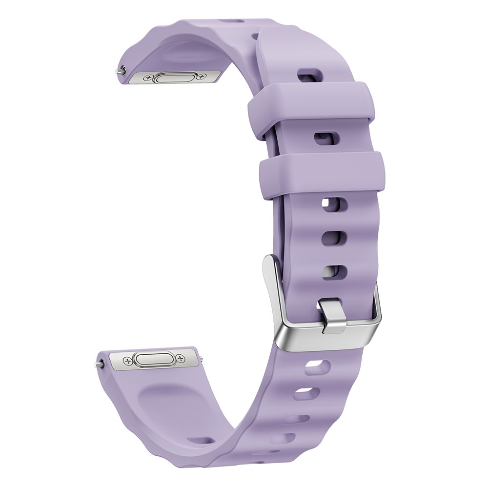  Klockarmband 18 mm Quick Release Wave Silikon Lila
