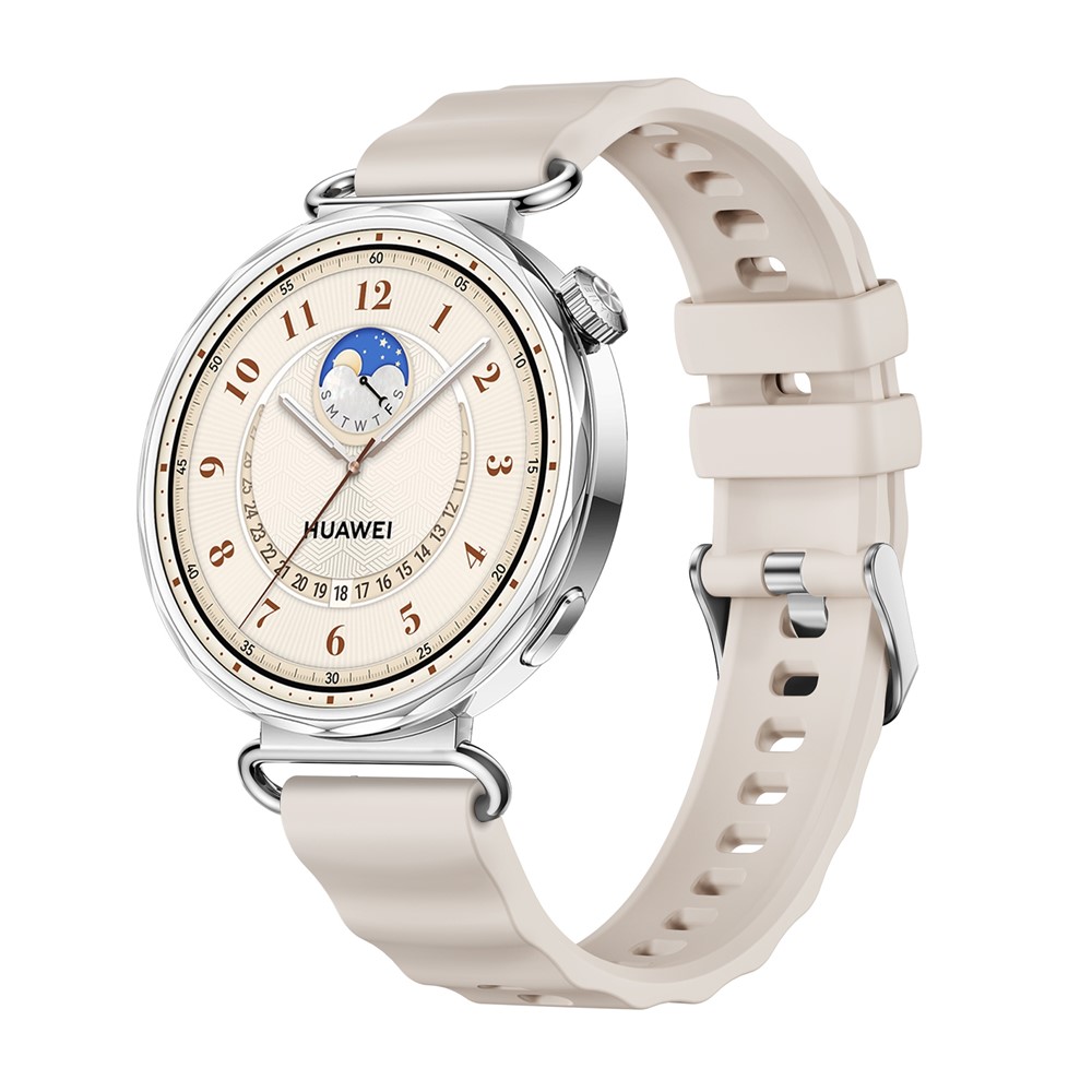  Klockarmband 18 mm Quick Release Wave Silikon Starlight