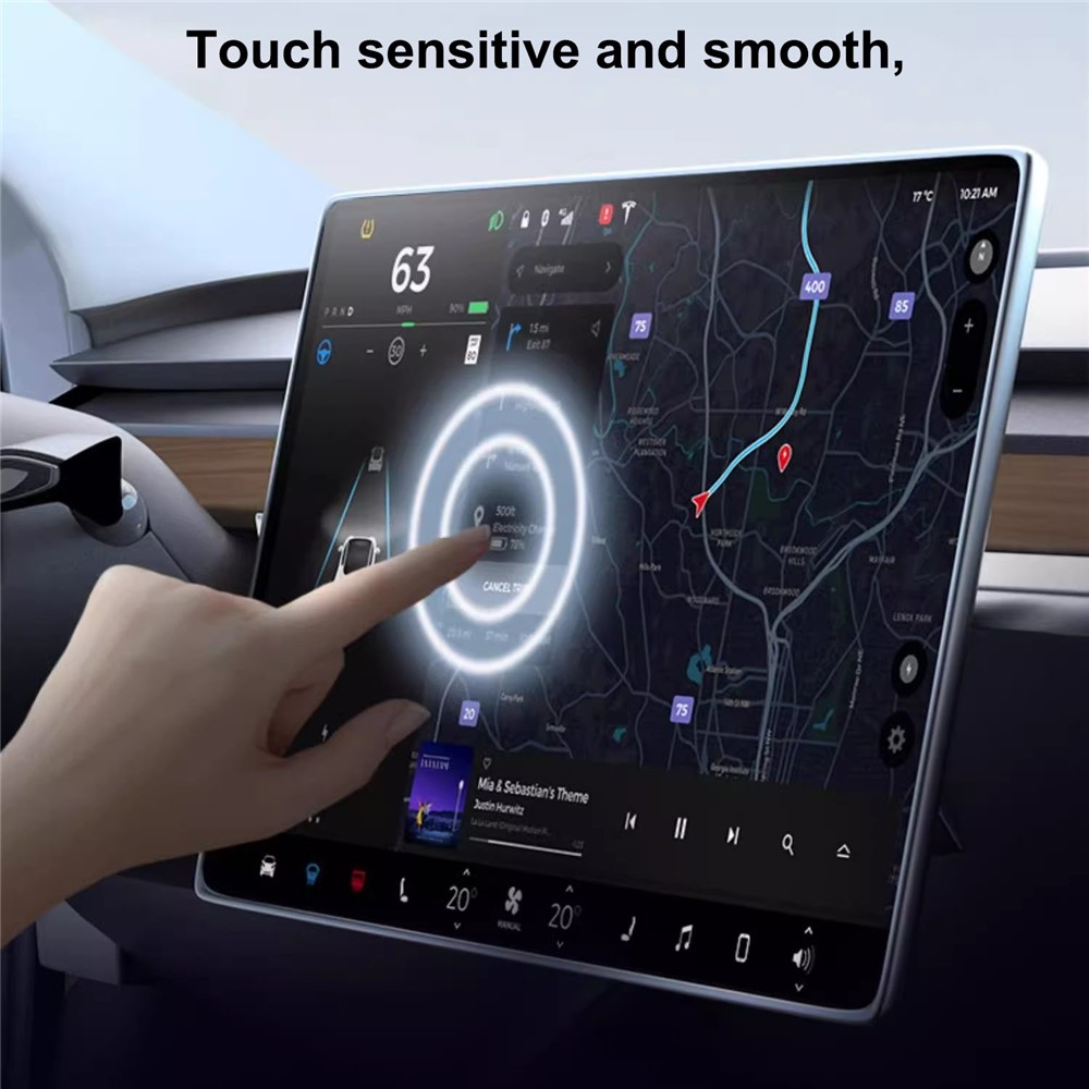  Tesla Model Y 2025 / Model 3 2025-2023 Skärmskydd Härdat Glas