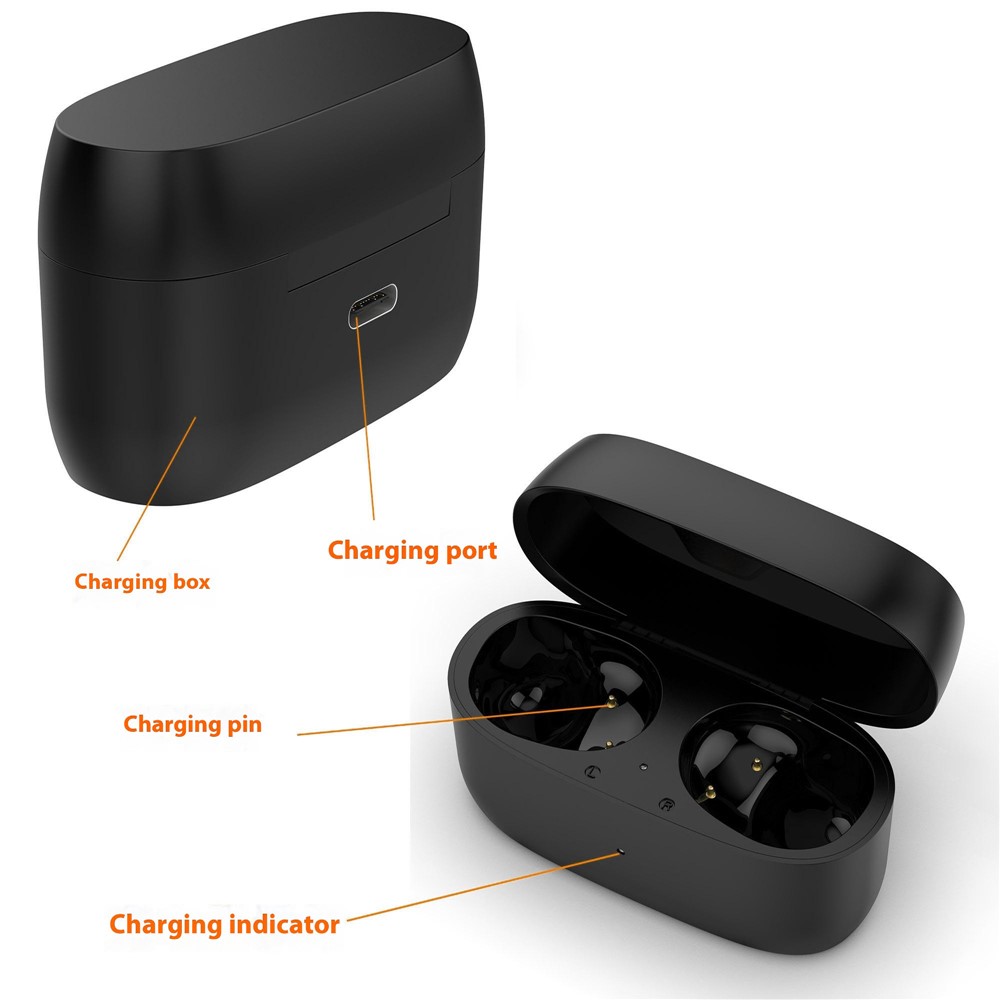  Jabra Elite 5 Laddningsfodral Svart