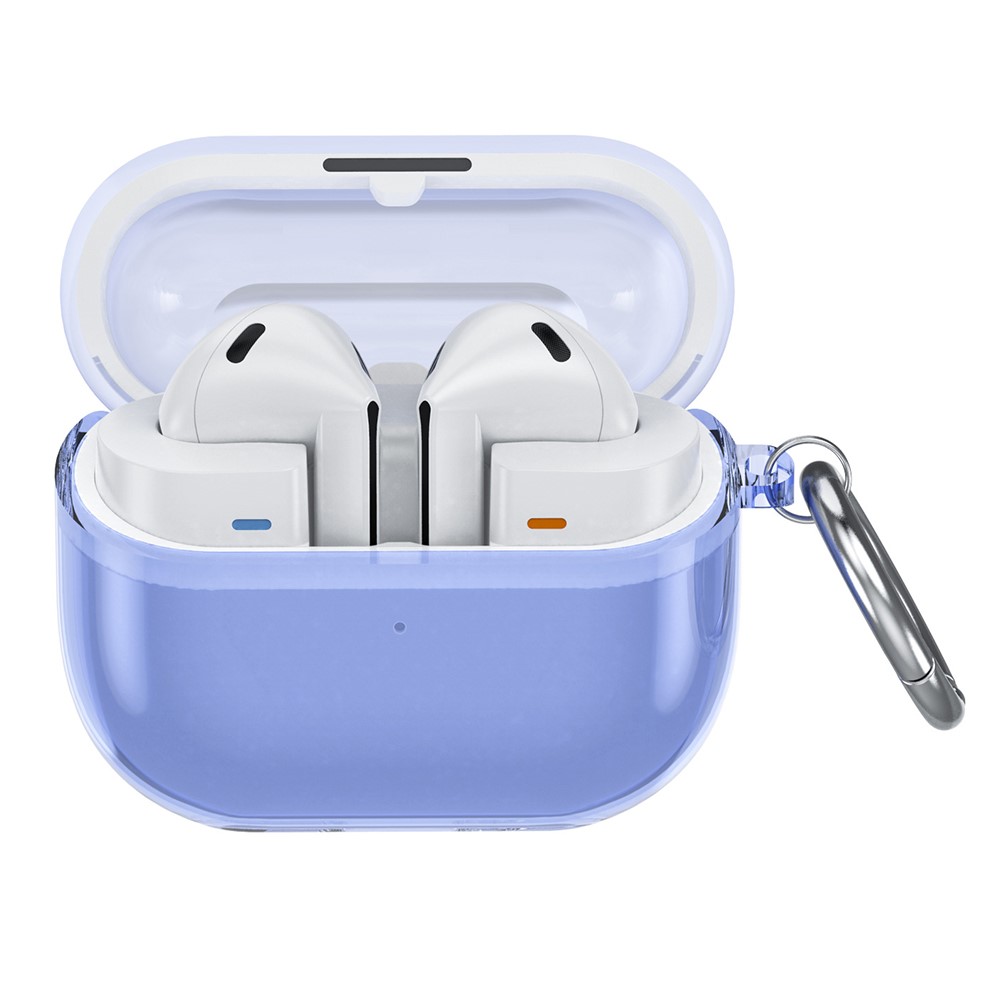  Samsung Galaxy Buds 3/3 Pro Skal Karbinhake TPU Lila