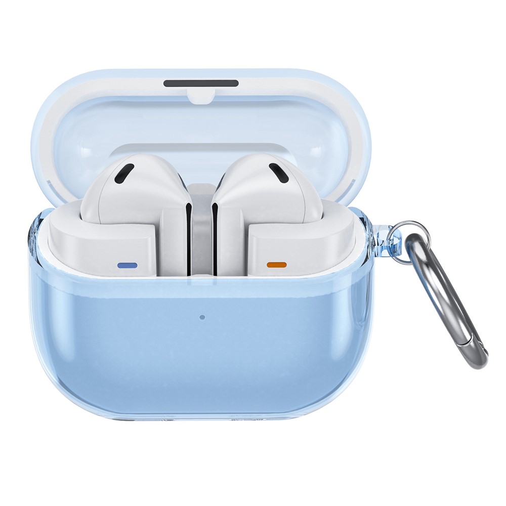  Samsung Galaxy Buds 3/3 Pro Skal Karbinhake TPU Blå