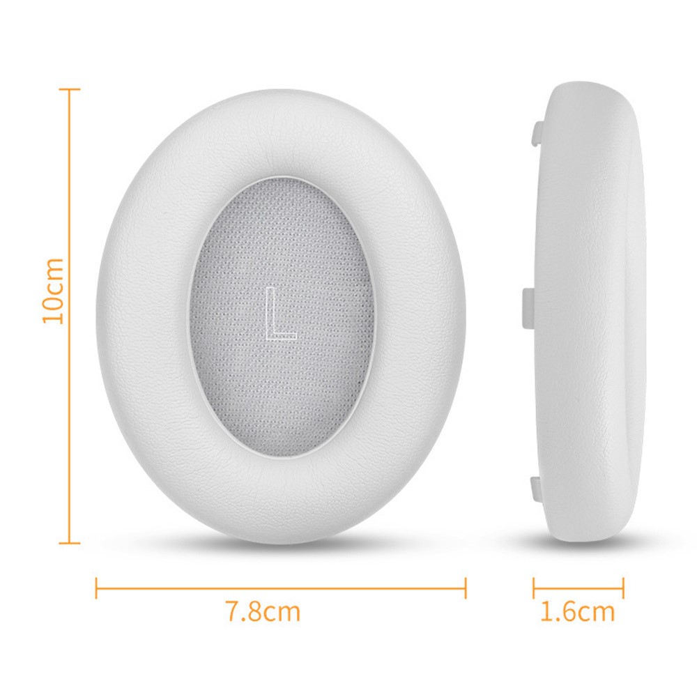  Öronkuddar För Bose QuietComfort Ultra Läder Grå