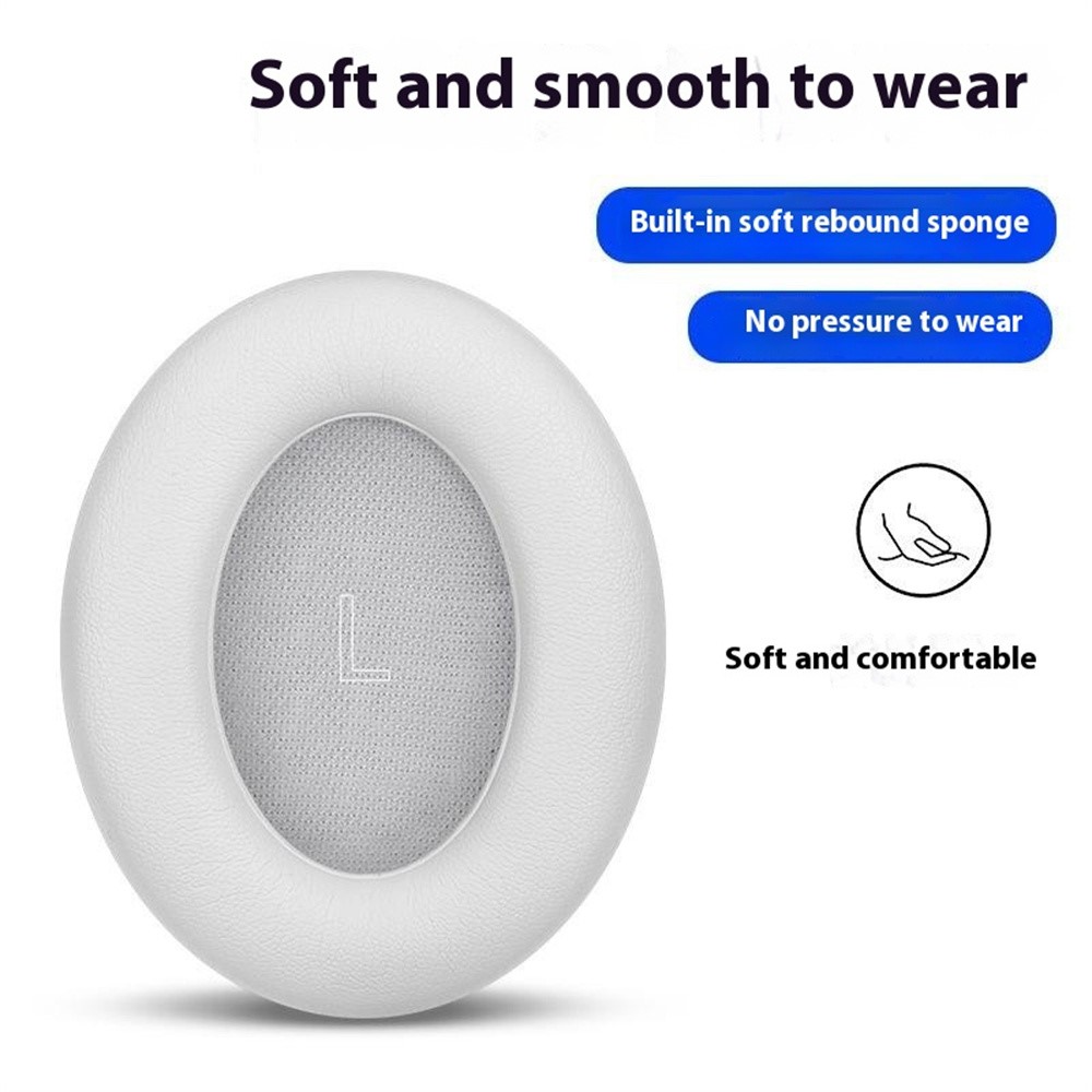  Öronkuddar För Bose QuietComfort Ultra Läder Svart
