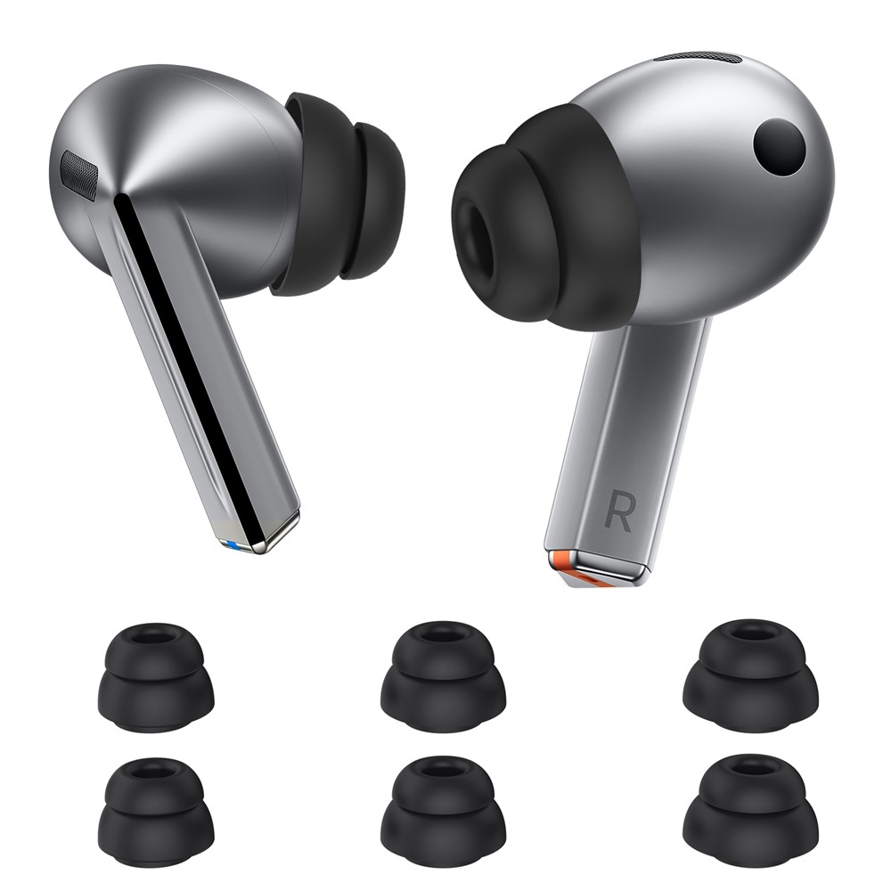 AHASTYLE AHASTYLE 3-PACK Öronpluggar För Galaxy Buds 3 Pro Svart