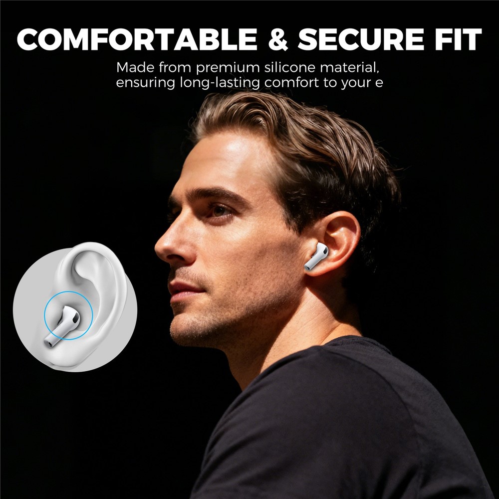 AHASTYLE AHASTYLE 3-PACK AirPods Pro 3 Öronpluggar Silikon Vit