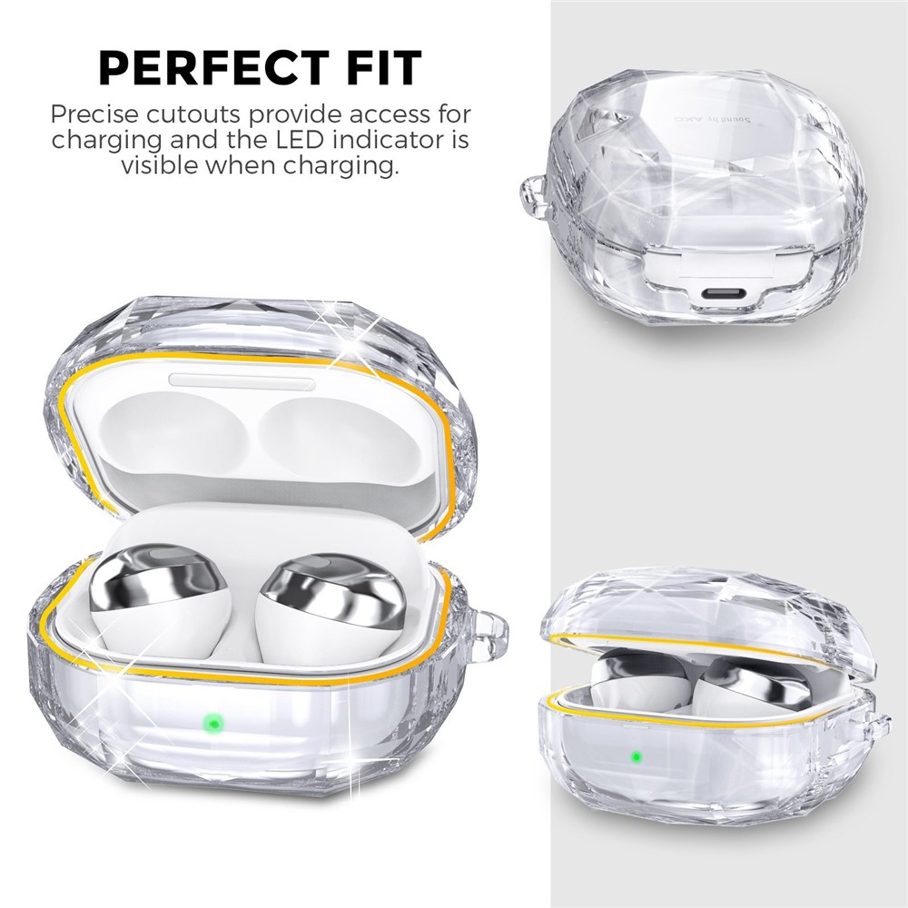 AHASTYLE AHASTYLE Galaxy Buds 2/Pro/Live Skal Diamond Transparent