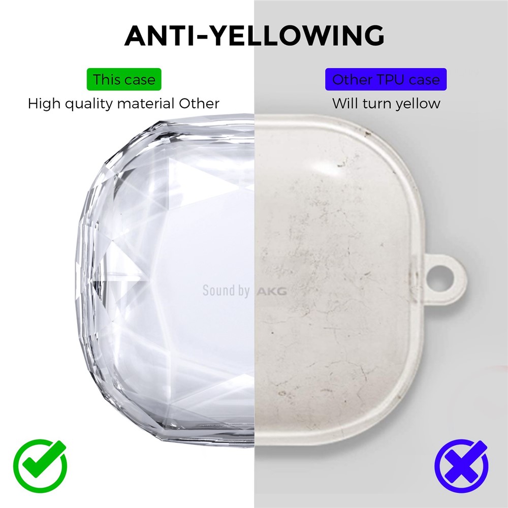 AHASTYLE AHASTYLE Galaxy Buds 2/Pro/Live Skal Diamond Transparent