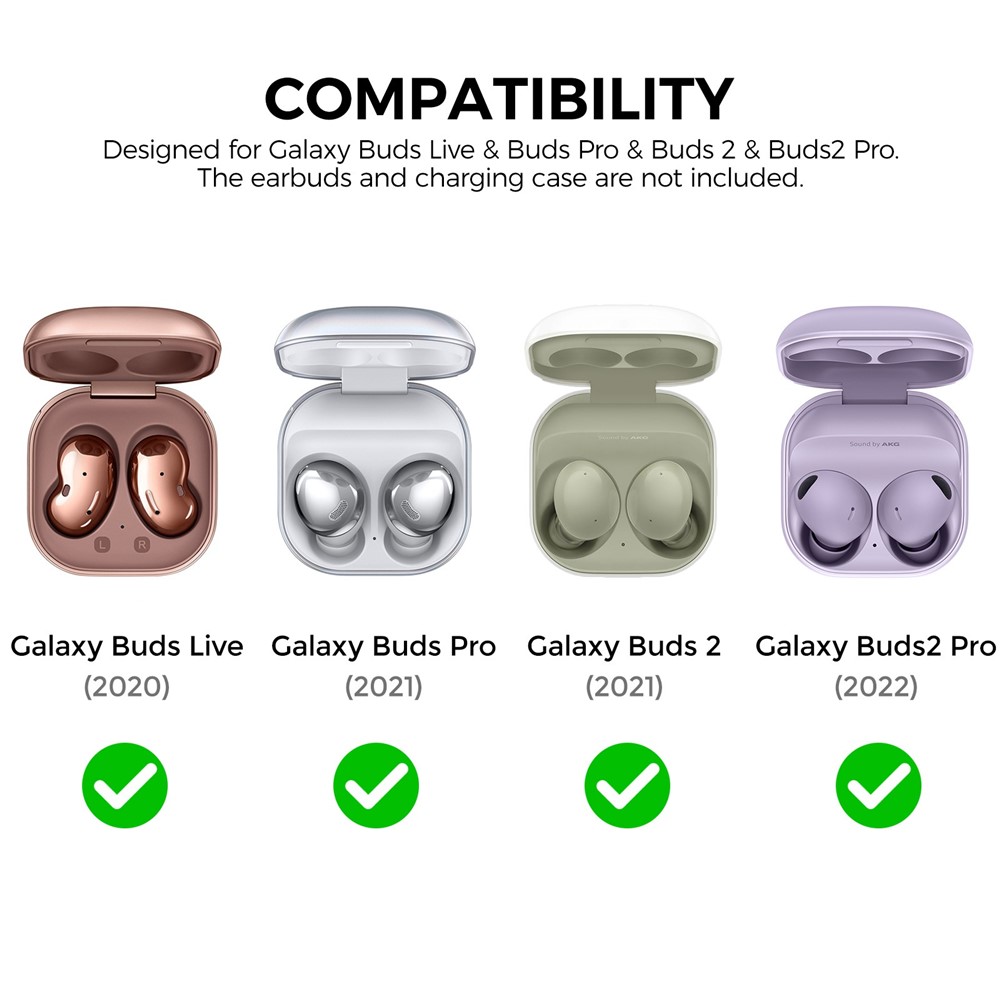 AHASTYLE AHASTYLE Galaxy Buds 2/Pro/Live Skal Diamond Rosa