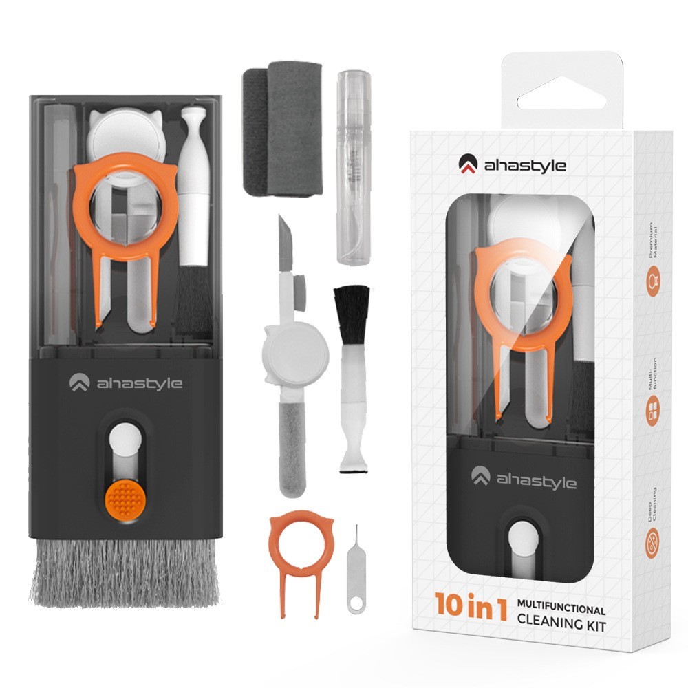 AHASTYLE AHASTYLE 10in1 Rengörinsset För Telefon/Hörlurar/Dator