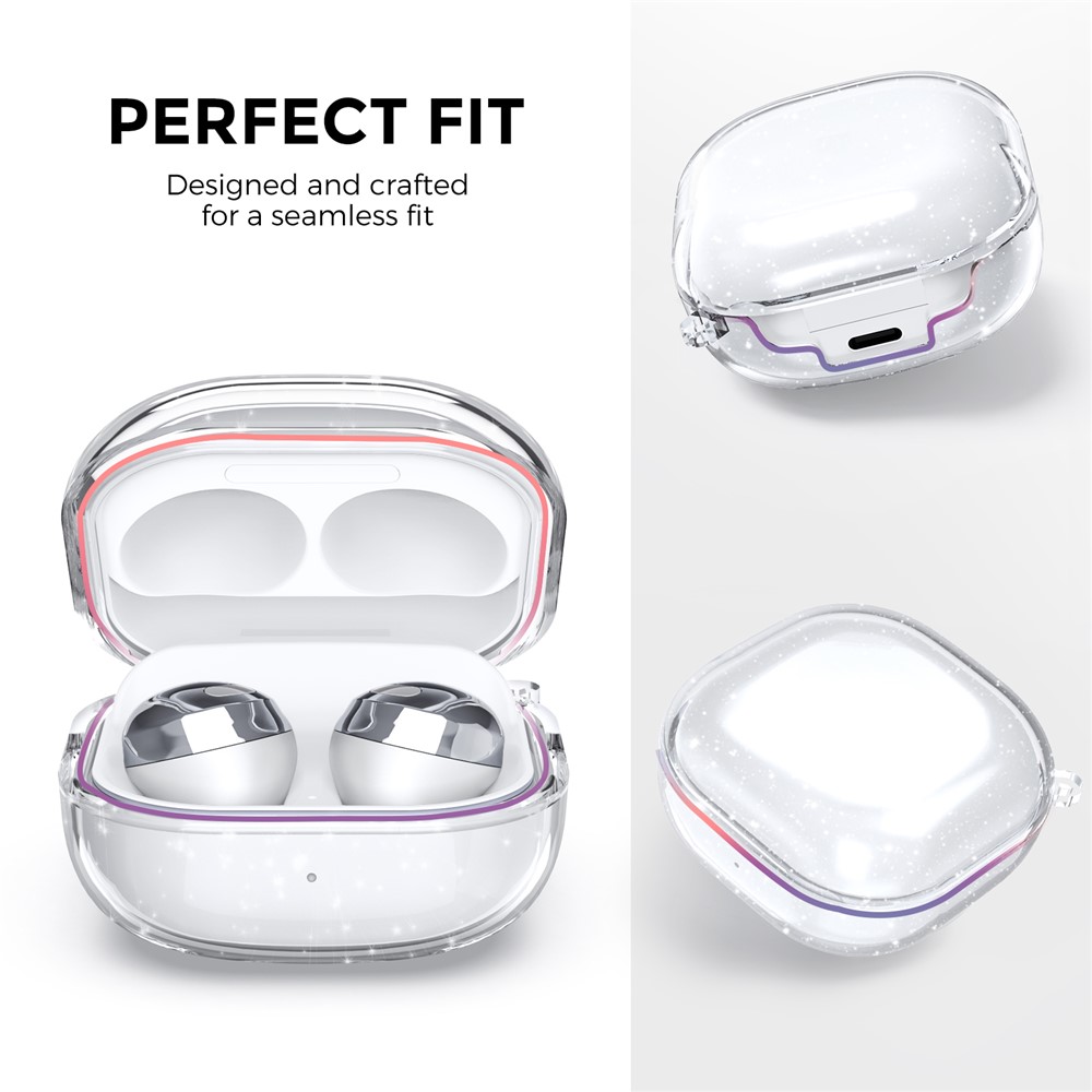AHASTYLE AHASTYLE Galaxy Buds 2/2 Pro/Pro/Live Skal TPU Glitter