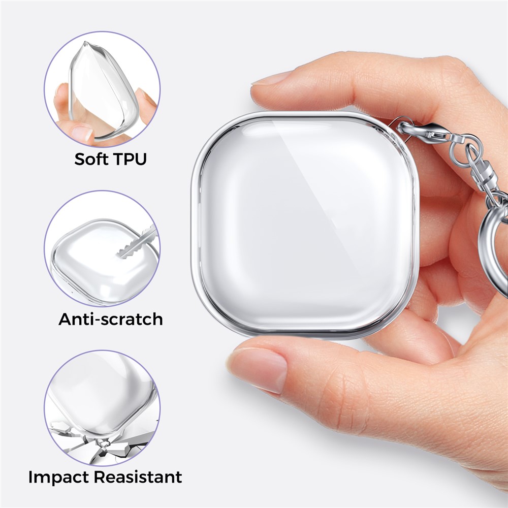AHASTYLE AHASTYLE Galaxy Buds 2/2 Pro/Pro/Live Skal TPU Transparent