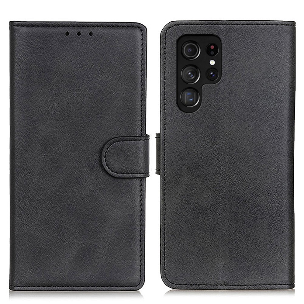  Samsung Galaxy S26 Ultra Fodral Läder Svart
