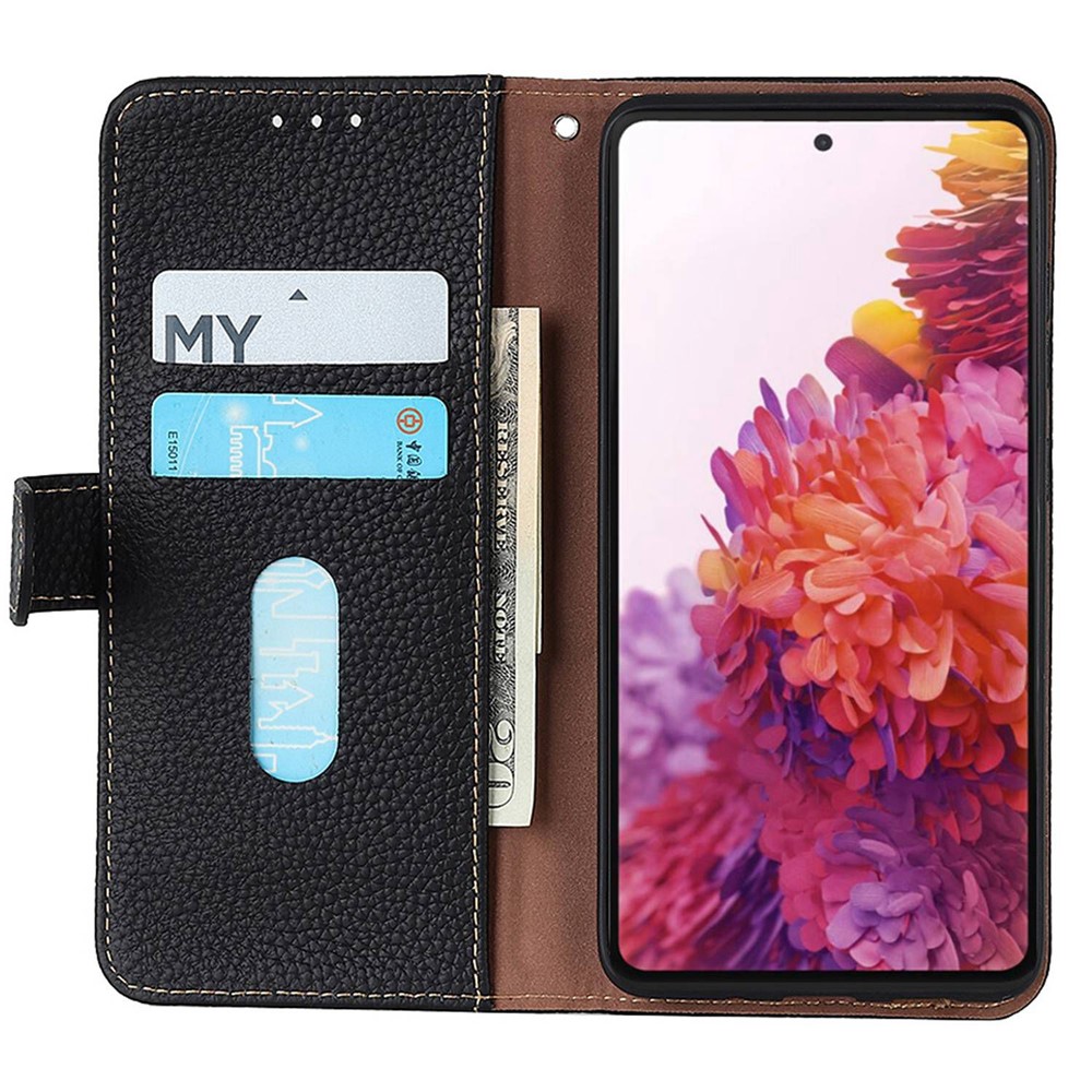 KHAZNEH KHAZNEH Samsung Galaxy S26 Ultra Fodral Äkta Läder Svart