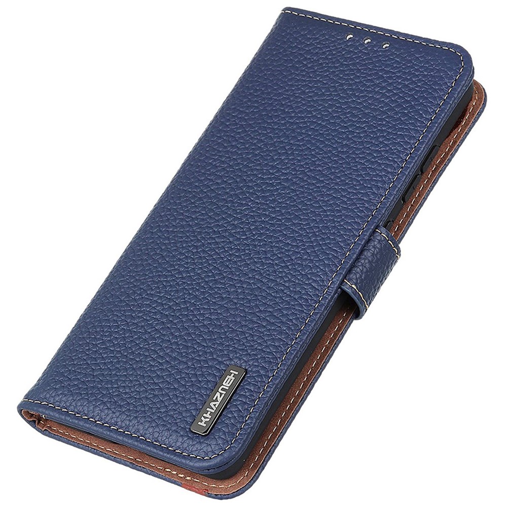 KHAZNEH KHAZNEH Samsung Galaxy S26 Ultra Fodral Äkta Läder Blå