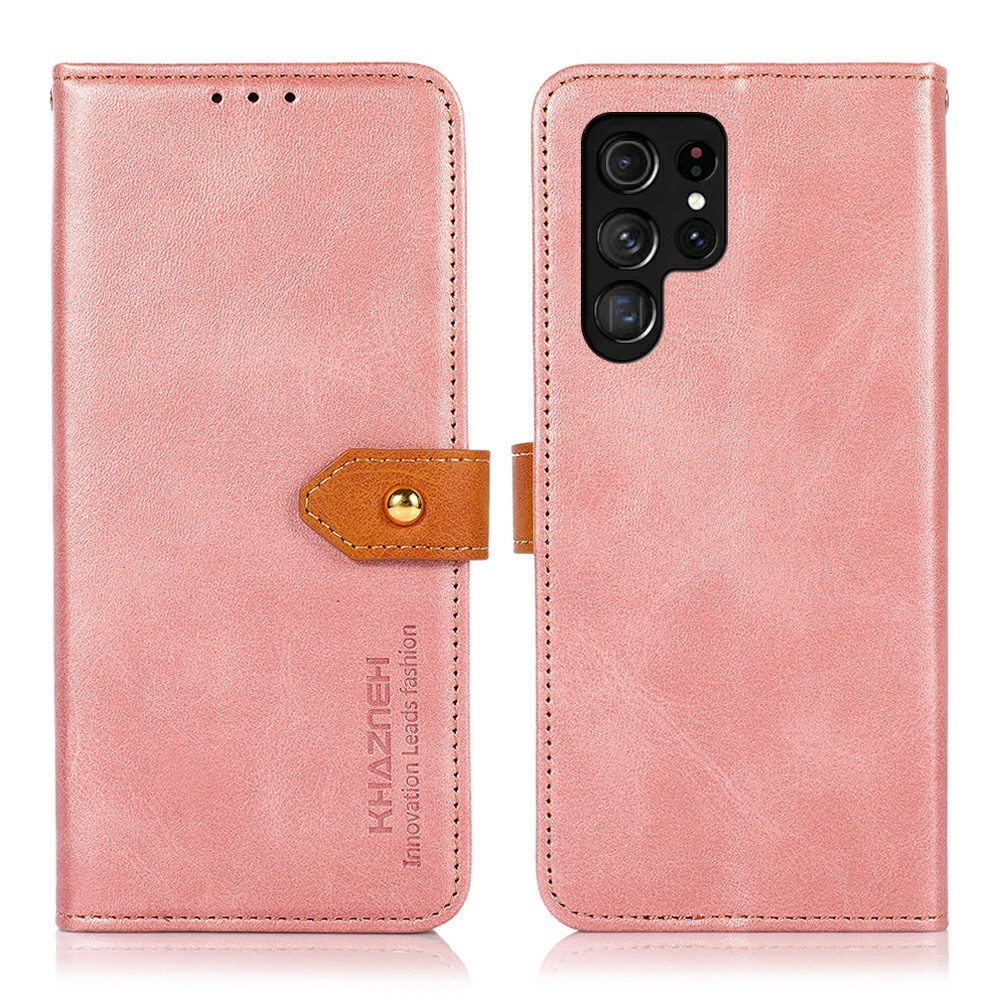 KHAZNEH KHAZNEH Samsung Galaxy S26 Ultra Fodral Dual Color Roséguld