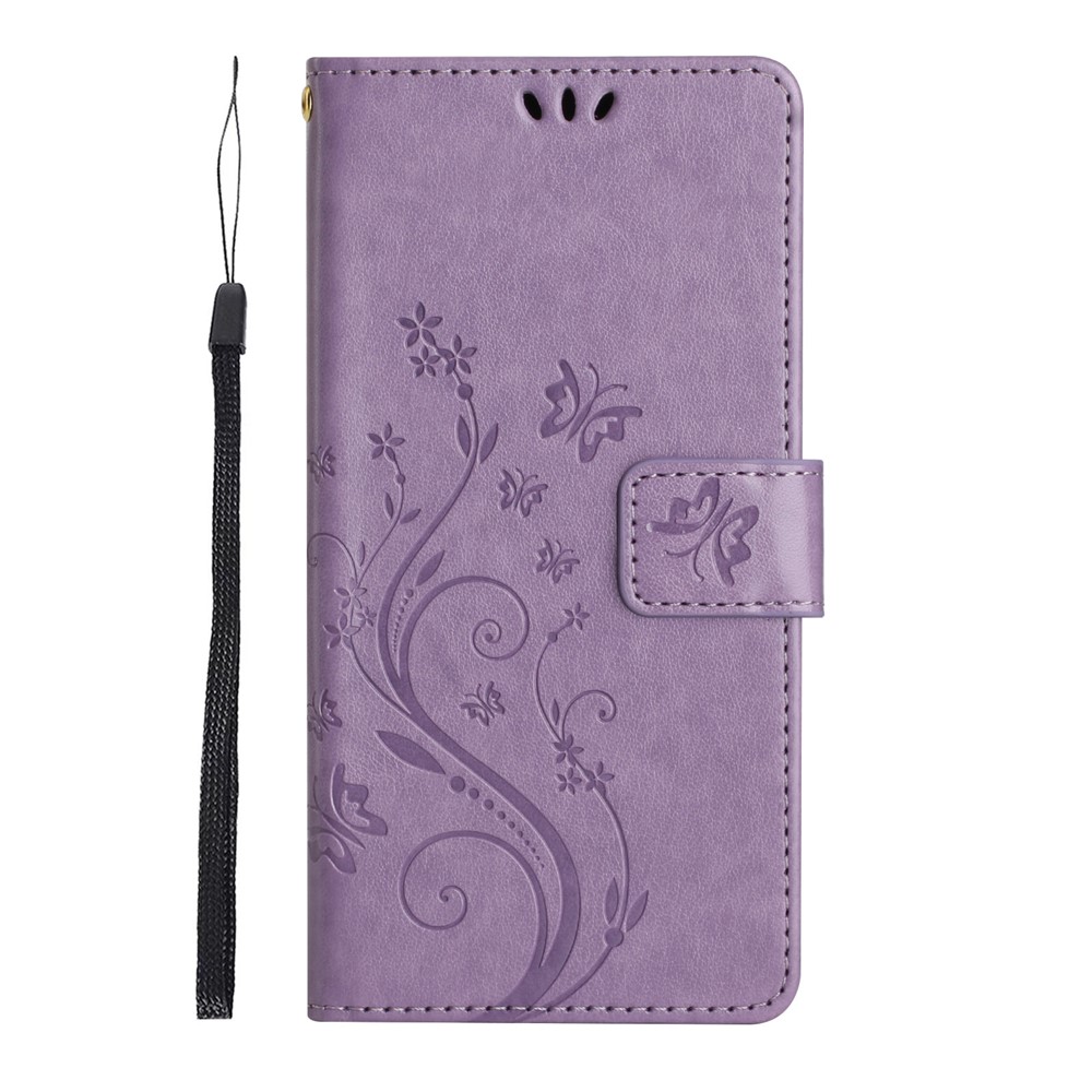  Samsung Galaxy S26 Ultra Fodral Med Blommigt Tryck Lila