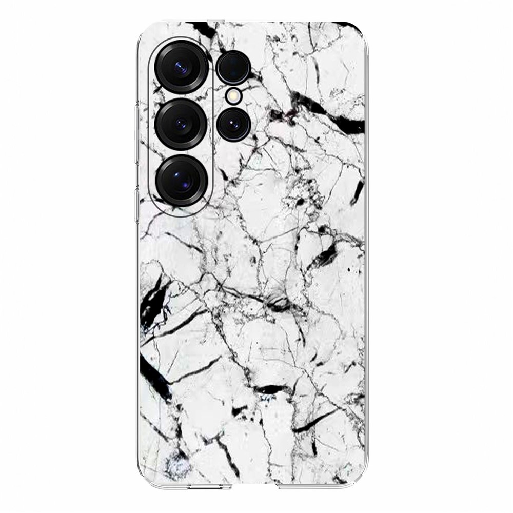  Samsung Galaxy S26 Ultra Skal Marmor TPU Vit