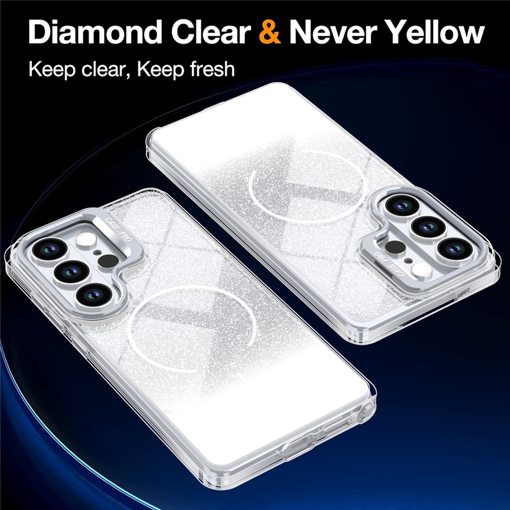  Samsung Galaxy S26 Ultra Skal MagSafe Gradient Glitter