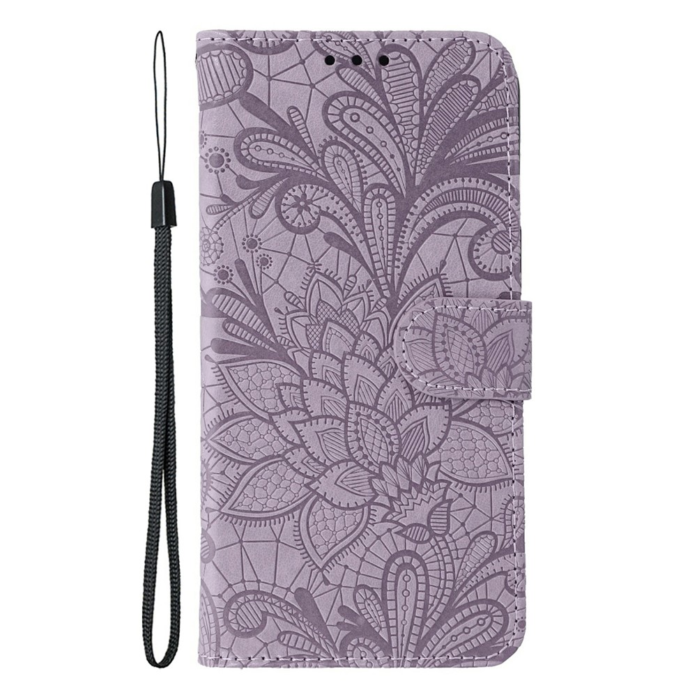  Samsung Galaxy S26 Ultra Fodral Med Blommigt Tryck Lila