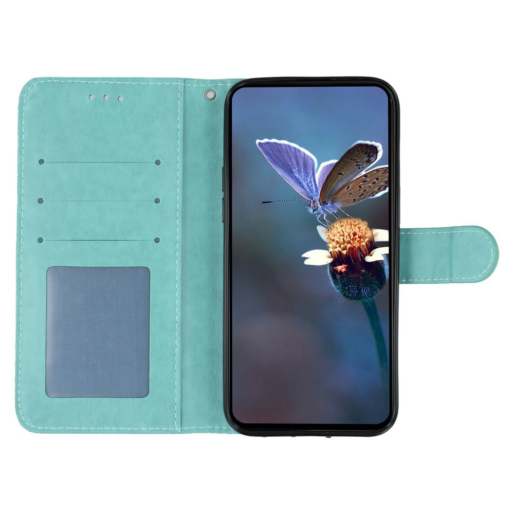  Samsung Galaxy S26 Ultra Fodral Med Blommigt Tryck Grön