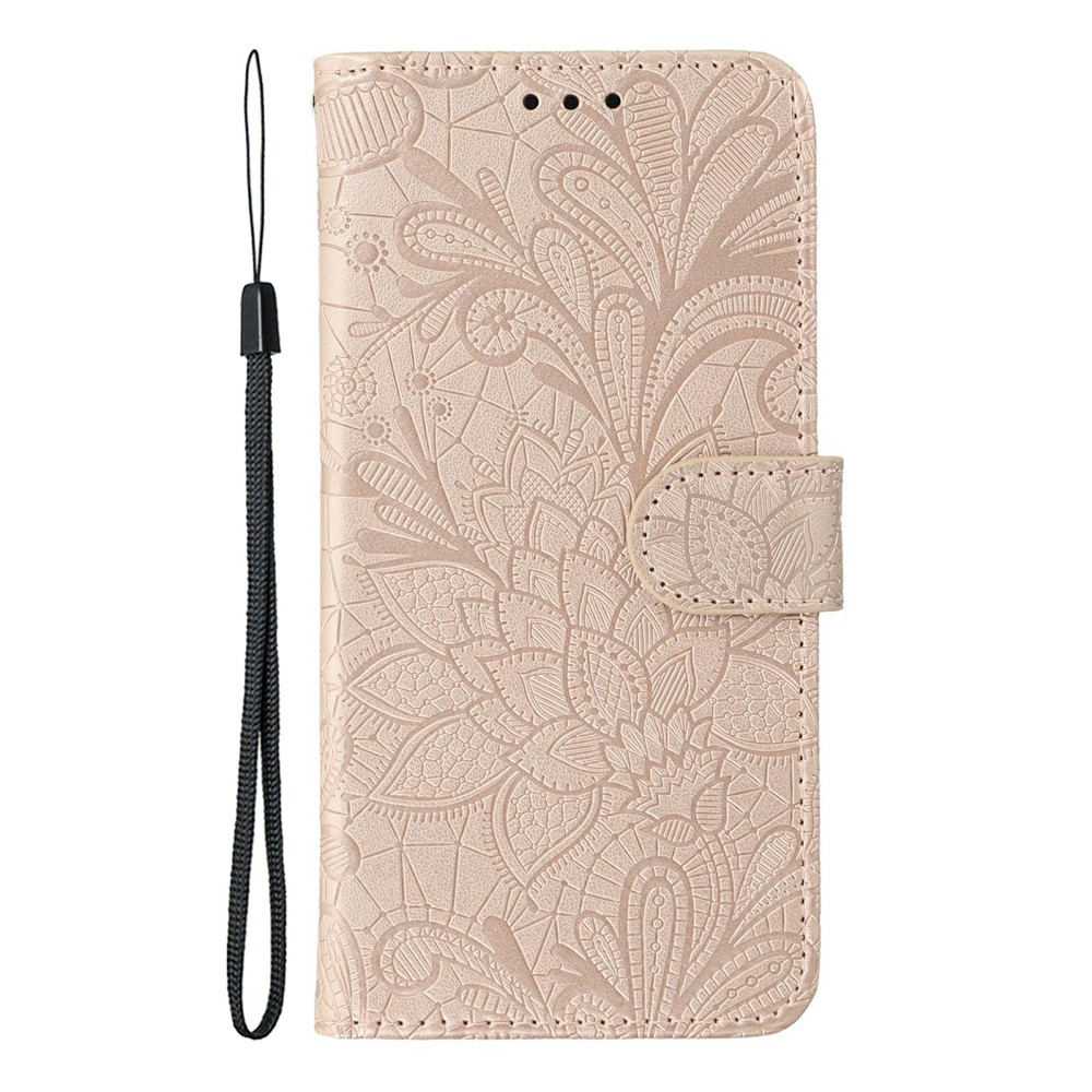  Samsung Galaxy S26 Ultra Fodral Med Blommigt Tryck Roséguld