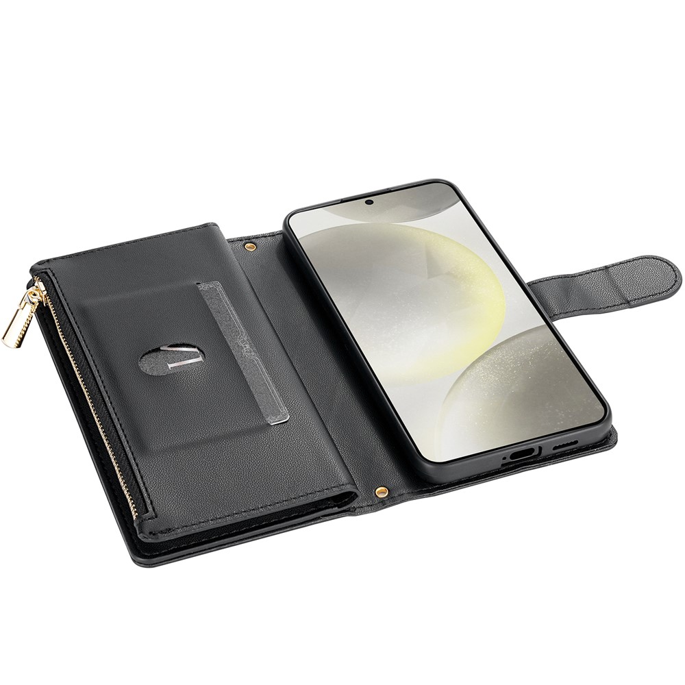  Samsung Galaxy S26 Ultra Fodral Rhombus Läder Svart