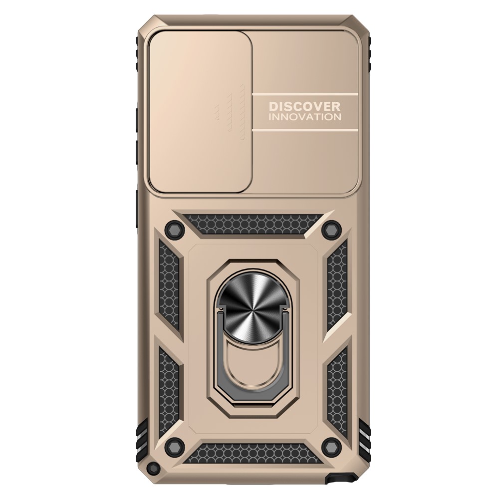  Samsung Galaxy S26 Ultra Skal CamShield Ring Hybrid Guld