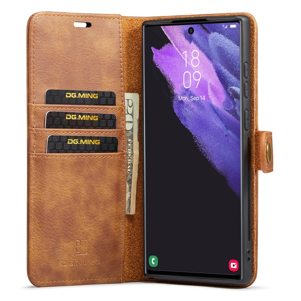 DG.MING DG.MING Galaxy S26 Ultra 2in1 Magnet Fodral / Skal Brun