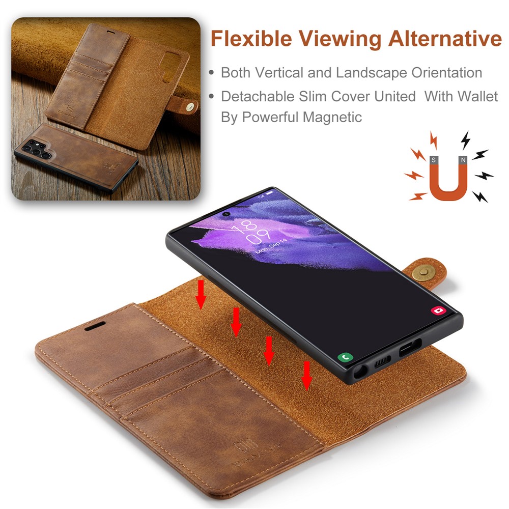 DG.MING DG.MING Galaxy S26 Ultra 2in1 Magnet Fodral / Skal Brun