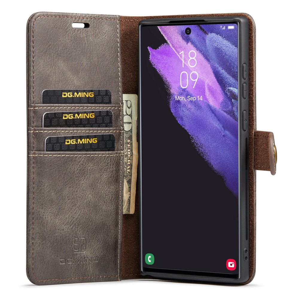 DG.MING DG.MING Galaxy S26 Ultra 2in1 Magnet Fodral / Skal Grå