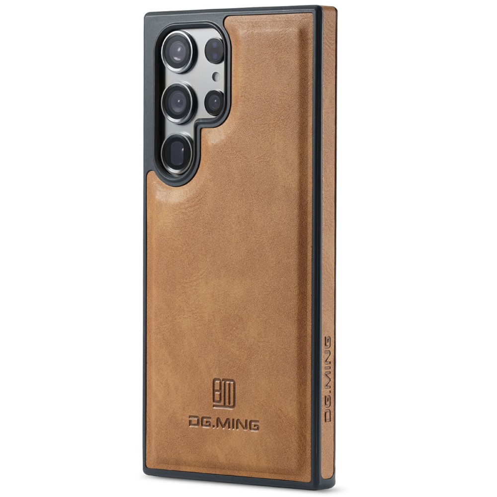 DG.MING DG.MING Samsung Galaxy S26 Ultra Skal Läderbelagt Brun