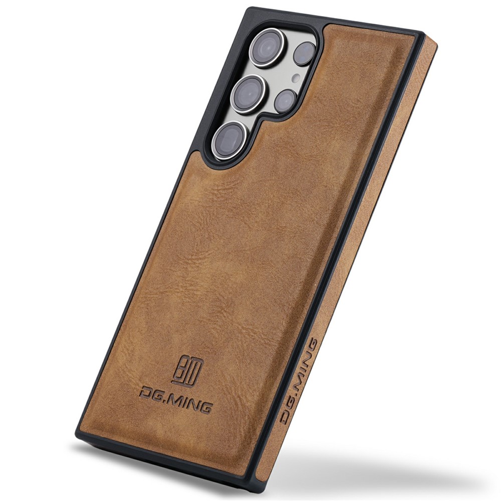DG.MING DG.MING Samsung Galaxy S26 Ultra Skal Läderbelagt Brun