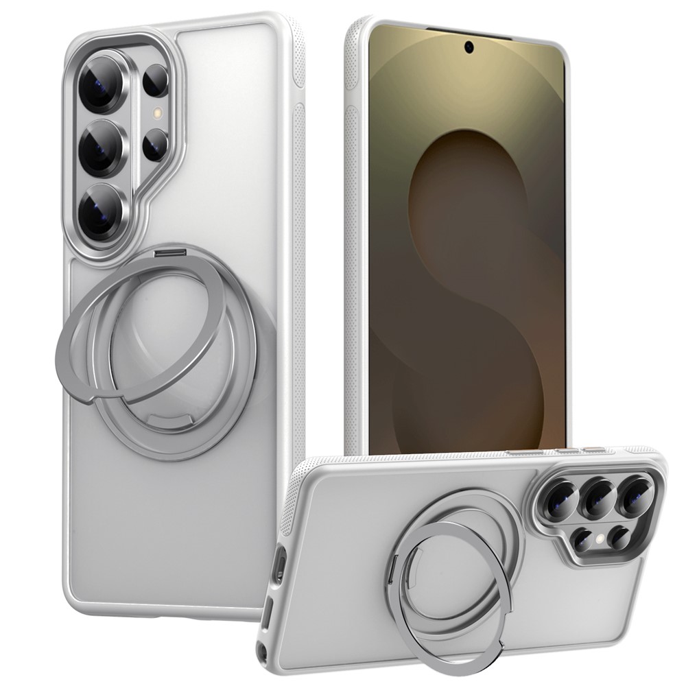  Samsung Galaxy S26 Ultra Skal MagSafe Kickstand Vit