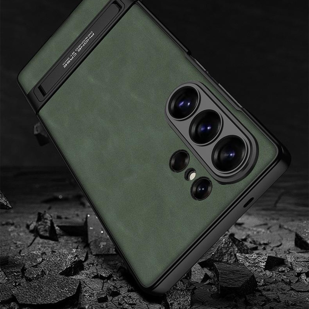 GKK GKK Samsung Galaxy S26 Ultra Skal Kickstand Läder Grå