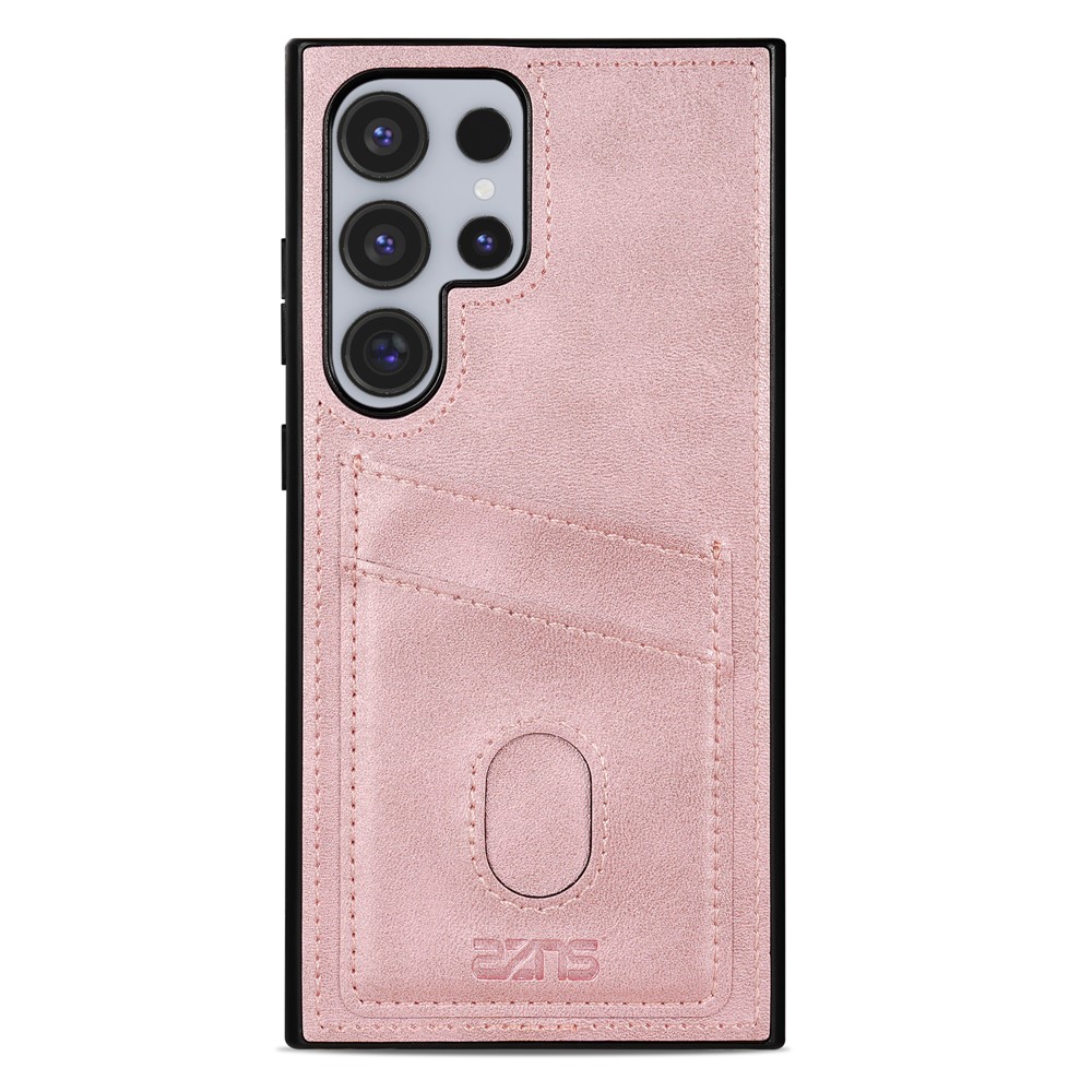 AZNS AZNS Samsung Galaxy S26 Ultra Skal Med Kortfack Läder Roséguld