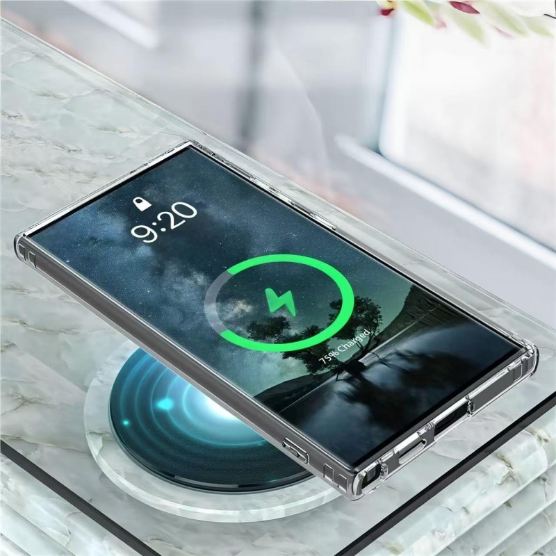 WANLONFENG WANLONFENG Samsung Galaxy S26 Ultra Skal MagSafe Transparent