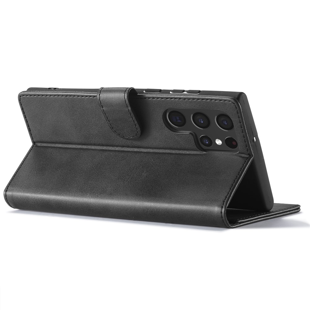 LC.IMEEKE LC.IMEEKE Samsung Galaxy S26 Ultra Fodral Läder Svart