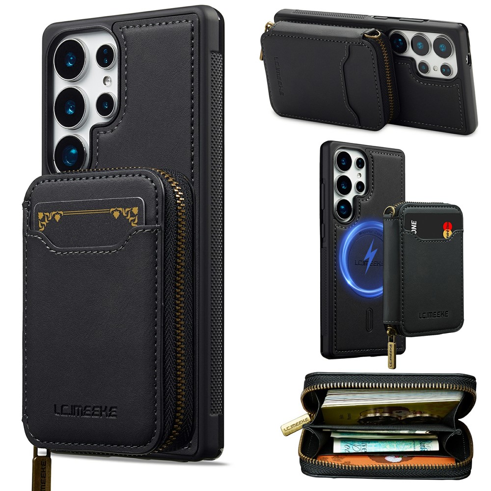 LC.IMEEKE LC.IMEEKE Samsung Galaxy S26 Ultra Skal Avtagbar Korthållare