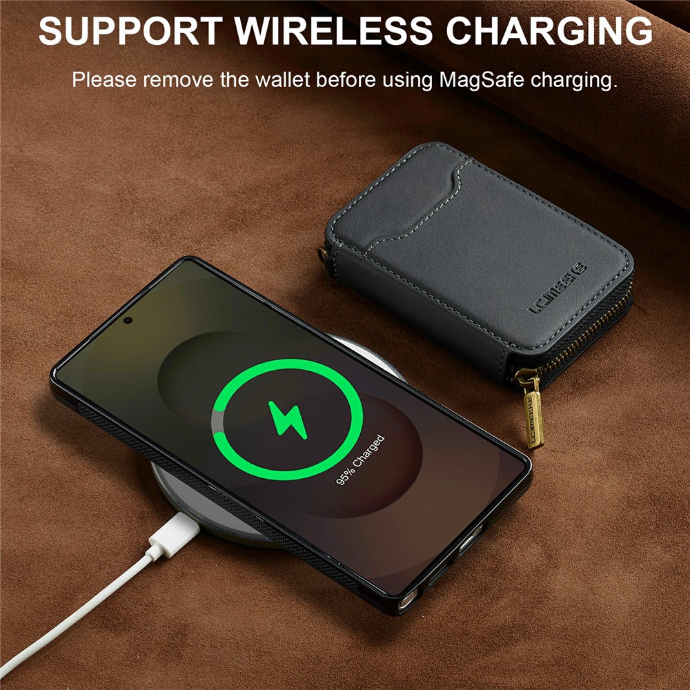 LC.IMEEKE LC.IMEEKE Samsung Galaxy S26 Ultra Skal Avtagbar Korthållare