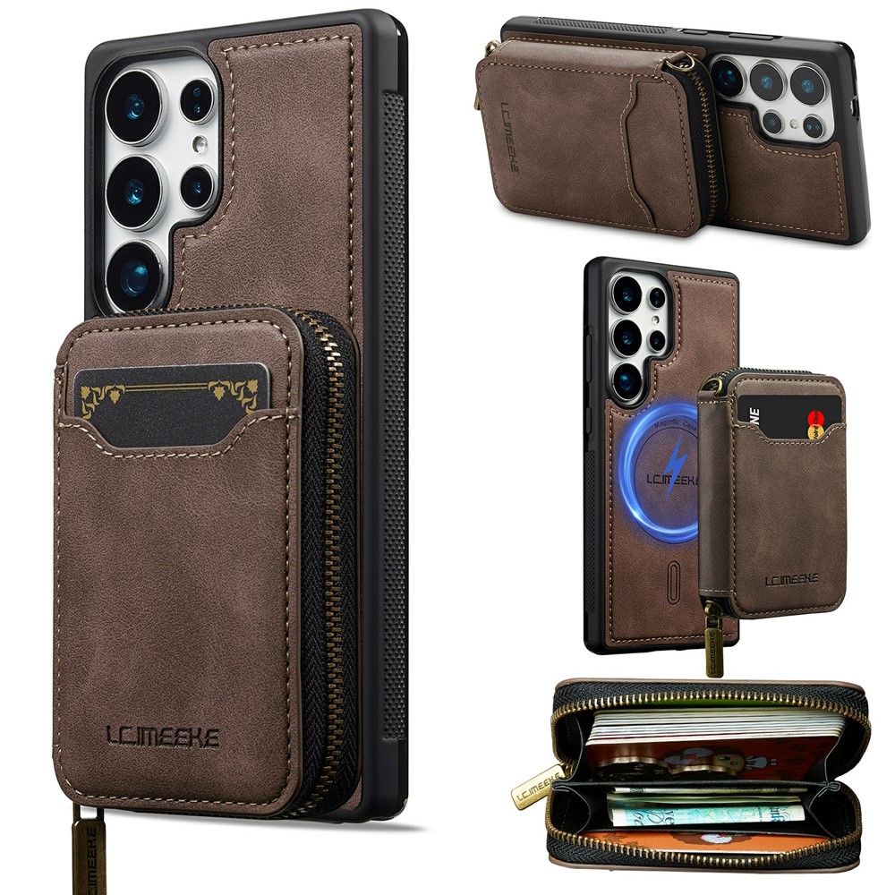 LC.IMEEKE LC.IMEEKE Samsung Galaxy S26 Ultra Skal Avtagbar Korthållare