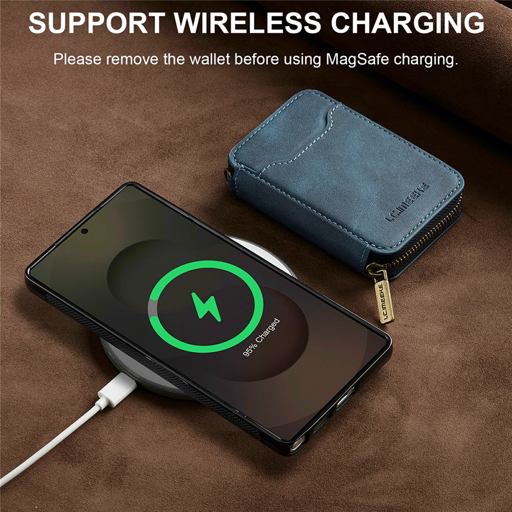 LC.IMEEKE LC.IMEEKE Samsung Galaxy S26 Ultra Skal Avtagbar Korthållare